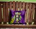 Saluki King Of Mardi Gras Throw Pillow Machine Washable, Indoor Outdoor Decorative Pillow For Couch, Bed Or Patio, 14Hx14W_maomaolike.com