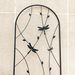 4 Pack Metal Garden Trellis 71" X 19.7" Rustproof Trellis For Climbing Plants Outdoor Flower Support Dragonfly Deco Black_maomaolike.com