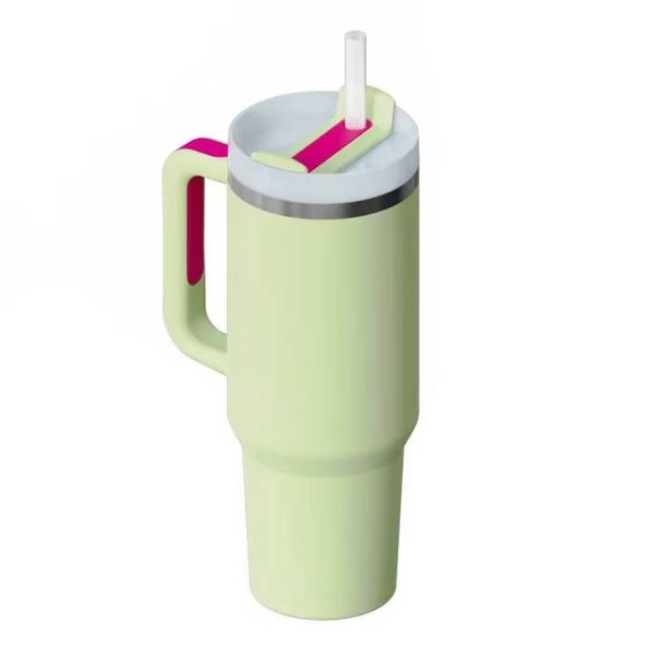 Nsulated Tumbler With Handle Straw 1200ml Stainless Steel Vacuum Cup Quencher 2.0 Thermal Mug For Hot And Cold Coffee Drinks_maomaolike.com