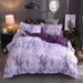 Textured Stone Pattern Duvet Cover & Pillowcase Set (No Flat Sheet) - Minimalist Solid Color Premium Fabric_maomaolike.com
