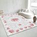Living Room Rug,Large Rug,Oversized, Gold Leaves Design,Bedroom Rug,Soft And Thick, Machine Washable, Thickened Rug, Bedside Rug,Decorative Indoor Rug_maomaolike.com