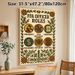 FFA Officer Roles Painting Poster, Warm-toned Vintage Folk Art Poster, Clear Role Icon & Title Display For Organizational Guidance, Ideal For_maomaolike.com