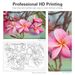 RUOPOTY Classic Paint By Kits Canvas Red Frangipani Painting Numbers Living Room Decoration Unique Gift_maomaolike.com