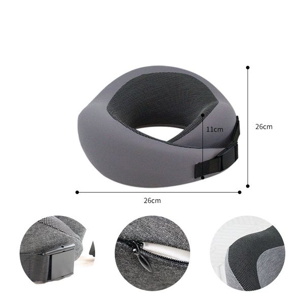 U Shaped Pillow Slow Rebound Memory Foam Travel Storage Neck Pillow Neck Pillow Cervical Vertebrae Airplane Pillow Pillow Core_maomaolike.com