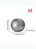 1pc Concave And Convex Dot Design Silver Ball Ceramic Vase, High-end Style Suitable For Light Luxury Style Scene Ornaments Flower Arrangement Vase_maomaolike.com