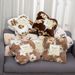 Fashion Style Short Rabbit Plush Sofa Cover Autumn And Winter Crystal Blanket Thick Double Sided Velvet_maomaolike.com