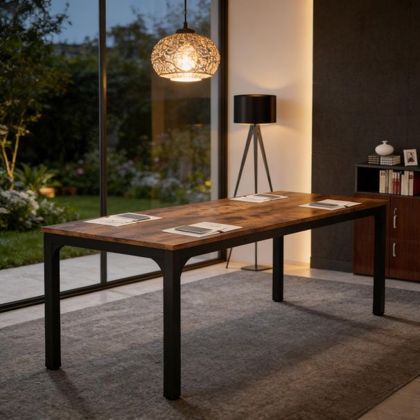 Rectangle Executive Desk, Computer Desk 6FT Conference Table_maomaolike.com