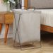 Home Storage Box Steel Hamper Folding Dirty Laundry Basket Iron Frame_maomaolike.com