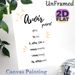 French Verb Conjugation Painting Poster, Minimalist Handwritten Style Poster, Clear "avoir" Present Tense Conjugation Guide, Practical For French_maomaolike.com