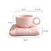 Princess Cup Exquisite Ceramic Pillow Bag Coffee Cup Mug Set_maomaolike.com