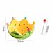 Watermelon Fruit Plate Creative Ceramic Fruit Fork Set Large Capacity Living Room Tea Table Fruit Bowl Plate Cute Small Ornament_maomaolike.com