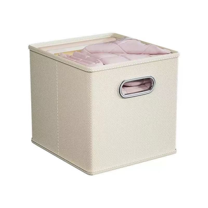 Large Capacity Drawer-style Folding Storage Box, Household Fabric Storage Box, Square Desktop Storage Box_maomaolike.com