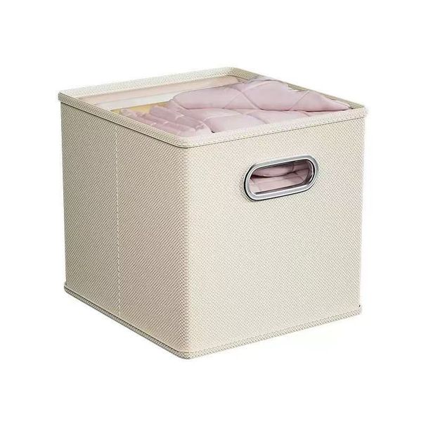 Large Capacity Drawer-style Folding Storage Box, Household Fabric Storage Box, Square Desktop Storage Box_maomaolike.com
