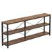 Console Table, 3-Tier Sofa Table With Metal Frame_maomaolike.com