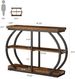 Console Table, 3-Tier Sofa Entryway Table With Storage Shelves_maomaolike.com