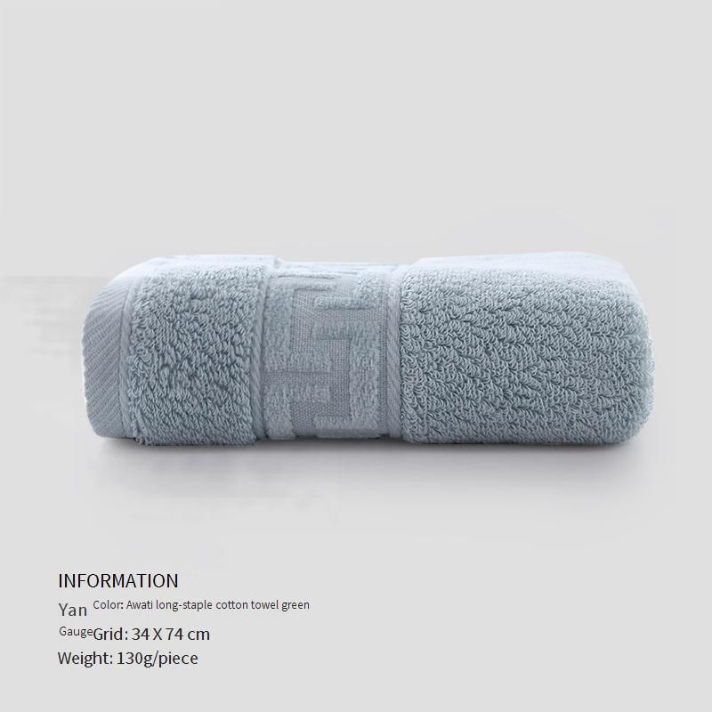 Home Textile Pure Cotton Antibacterial Towel Thick Face Washing Towel_maomaolike.com