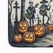 Mariachi Skeleton Band Spooky Halloween Memory Foam Kitchen Mat Machine Washable Anti-Fatigue Mat Cushion Comfort Bath Mat Or Kitchen Rug_maomaolike.com