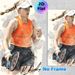 Tennis Player Painting Poster, Vibrant Watercolor Style Poster, Dynamic Competitive Tennis Athlete Celebrating Moment, Inspiring Sports-themed Decor_maomaolike.com
