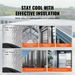 VEVOR Insulation Roll Aluminum Foil XPE Foam Core Radiant Barrier 60 In X 40 In X 13/32 In_maomaolike.com
