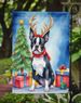 Boston Terrier Christmas Reindeer Garden Flag Mailbox Flag Decorative Yard Flag Banner Outside Patio Artwork Yard Flower Beds, Garden Size, Multicolor_maomaolike.com