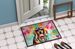 Doberman Pinscher Hippie Dawg Doormat Front Door Mat Indoor Outdoor Rugs For Entryway, Non Slip Washable Low Pile, 24H X 36W_maomaolike.com