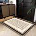 Living Room Rug,Large Rug,Oversized, Gold Leaves Design,Bedroom Rug,Soft And Thick, Machine Washable, Thickened Rug, Bedside Rug,Decorative Indoor Rug_maomaolike.com
