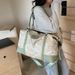 Style Casual Gym For Women, Large Capacity New Chinese Embroidery Single Shoulder Travel Bag, Outdoor Handheld Luggage Bag_maomaolike.com