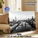 London Skyline With Tower Bridge Painting Poster, Monochrome Urban Cityscape Poster, Timeless Sleek City View, Ideal For Living Room, Office And_maomaolike.com