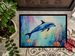 Dolphin Doormat Front Door Mat Indoor Outdoor Rugs For Entryway, Non Slip Washable Low Pile, 24H X 36W_maomaolike.com