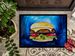 I Want Mine Dressed Hamburger Doormat Front Door Mat Indoor Outdoor Rugs For Entryway, Non Slip Washable Low Pile, 24H X 36W_maomaolike.com