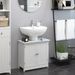 24' Pedestal Sink Bathroom Vanity Cabinet - White_maomaolike.com