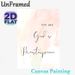 "You Are God's Masterpiece" Religious Quote Painting Poster, Soft Pastel Watercolor Style Poster, Warm Uplifting Message, Ideal For Bedroom, Living_maomaolike.com