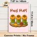 Pani Puri Themed Painting Poster, Vibrant Cartoon-style Poster, Appealing Indian Street Food Artwork, Ideal For Kitchen And Dining Area_maomaolike.com