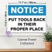 Tool Organization Notice Painting Poster, Bold Clear Typographic Poster, Reminds Users To Return Tools To Proper Spots, Ideal For Workshop And Garage_maomaolike.com