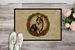 Sheltie Christmas Flowers Doormat Front Door Mat Indoor Outdoor Rugs For Entryway, Non Slip Washable Low Pile, 24H X 36W_maomaolike.com