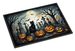 Black Cat Spooky Halloween Doormat Front Door Mat Indoor Outdoor Rugs For Entryway, Non Slip Washable Low Pile, 24H X 36W_maomaolike.com