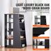 VEVOR 5-Tier AV Media Stand, Wooden Audio-Video Media Stand For DVD Players/Cable Boxes/Games Consoles, Height-Adjustable Media Storage Cabinet For Gaming, Recording Room, Black_maomaolike.com