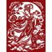 New Ancient Style Chang'e Flying To The Moon Paper-cut Decoration For Living Room Bedroom Sofa Background Wall_maomaolike.com