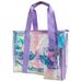 Iridescent PVC Beach Bag, Large Capacity Crossbody Handbag, Waterproof Portable Storage Pouch Phone Bag_maomaolike.com