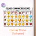 Feelings Communication Painting Poster, Expression Phrase Graphic Poster, Aids Clear Emotional Expression, Ideal For Home, Office And_maomaolike.com