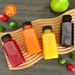 10pcsPlastic Juice Botts Long-Lasting, Spill-Proof, Milk, More - Easy Caning And Refilling Car Water Bott_maomaolike.com
