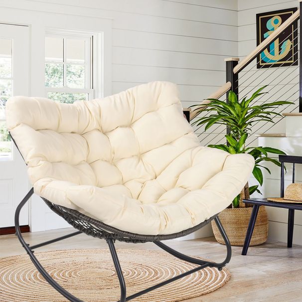 Relax Lazy Sofa Chair White_maomaolike.com