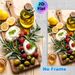 Cheese & Artisanal Food Platter Painting Poster, Warm-toned Rustic Culinary Scene Poster, Elegant Food-themed Decor Suitable For Kitchen And Dining_maomaolike.com