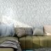 Moisture-Proof Stickers Self-Adhesive Bedroom Wall Paper Home Use Elegant White Wallpaper_maomaolike.com