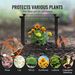 VEVOR 5 Pack Plant Protector From Animals 15.35'' X 15.35'' Metal Plant Cage_maomaolike.com