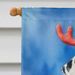 Dalmatian Christmas Reindeer House Flag Large Porch Sleeve Pole Decorative Outside Yard Banner Artwork Wall Hanging, Polyester, House Size, Multicolor_maomaolike.com