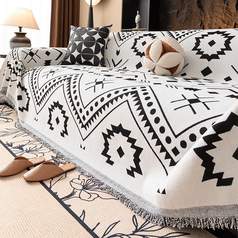 boho Cover Bohemian-style Living Room Cushions, Maillard-style Decorative Pillows, French Retro Light-luxury Sofa_maomaolike.com