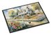 Chicken Farmhouse Garden Doormat Front Door Mat Indoor Outdoor Rugs For Entryway, Non Slip Washable Low Pile, 24H X 36W_maomaolike.com