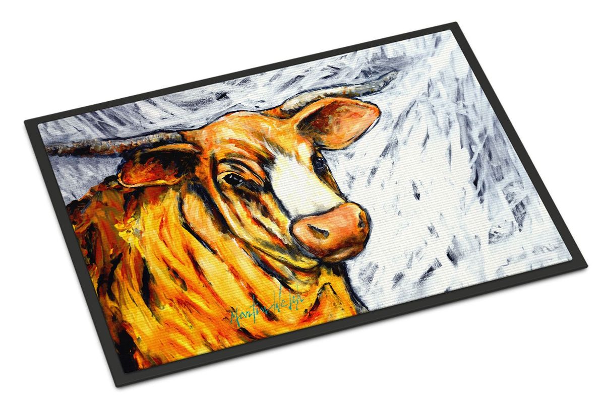 Bully Doormat Front Door Mat Indoor Outdoor Rugs For Entryway, Non Slip Washable Low Pile, 24H X 36W_maomaolike.com