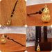 Original Color Hollow Double Fish Gourd Keychain Car Key Pendant Ring Street Stall Hot Sale Wholesale Unisex_maomaolike.com